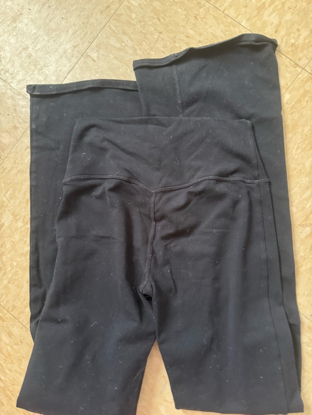 All Black Active pants - wide leg